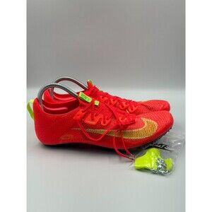 NIKE Zoom Superfly Elite 2 Bright Crimson /Lime Blast Men's Size 9 Shoes NEW!